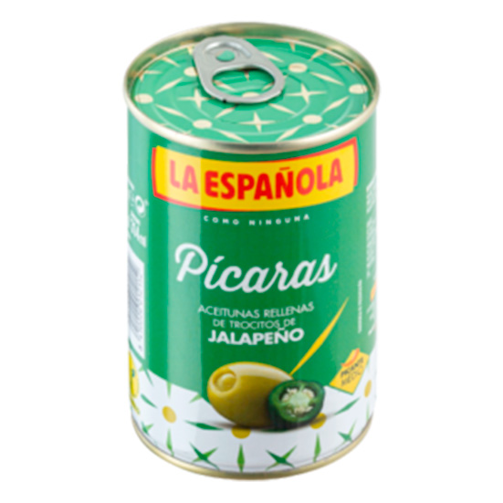 ACEITUNAS R/JALAPEÑOS PICARAS LA ESPAÑOLA 150G ESCURR