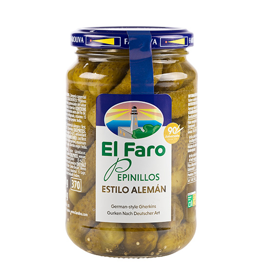 PEPINILLOS ESTILO ALEMAN CRISTAL EL FARO 200G ESCURR