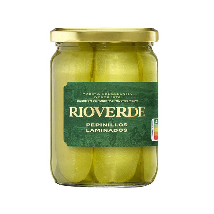 PEPINILLO LAMINADO AGRIDULCE RIOVERDE 290G ESCURR