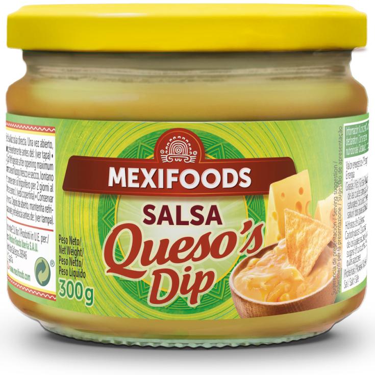 SALSA NACHO´S DIP QUESO CRISTAL MEXIFOODS 280G