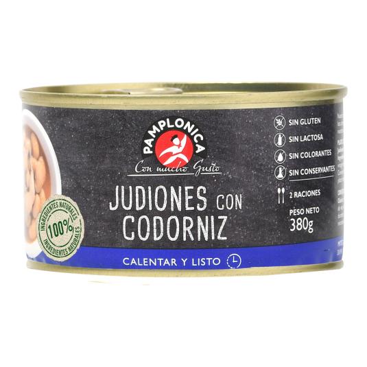 JUDIONES CON CODORNIZ PAMPLONICA 380G