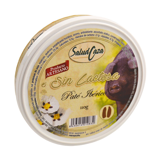 PATÉ IBÉRICO S/LACTOSA SALUDCAZA 110G