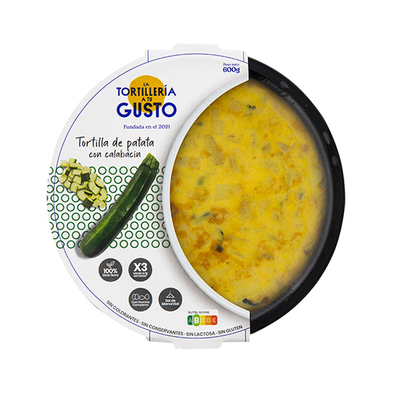 TORTILLA C/CALABACIN LA TORTILLERIA 600G