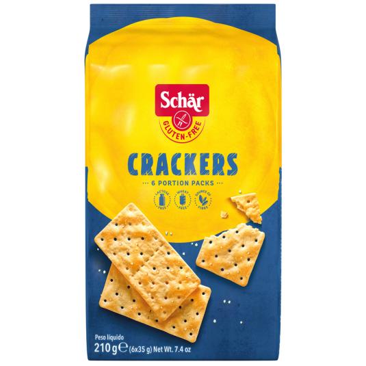 CRACKERS S/GLUTEN SCHÄR 210G