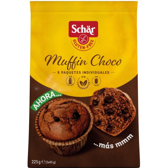 MUFFIN S/GLUTEN CHOCOLATE SCHAR 225G