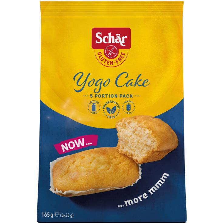 VALENCIANAS S/GLUTEN YOGO CAKE SCHAR 165G