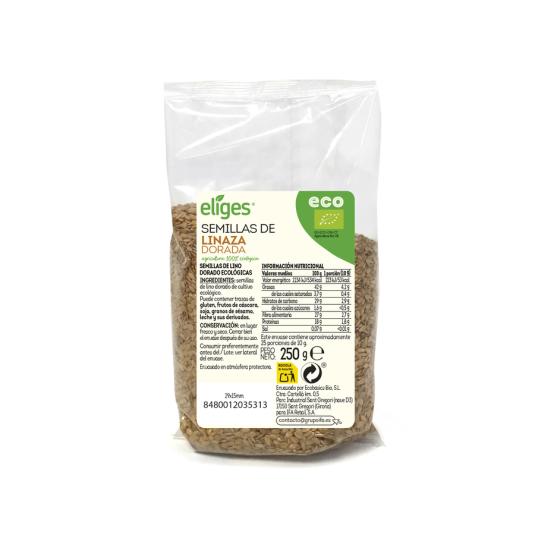 SEMILLAS LINO DORADO ECO ELIGES 250G