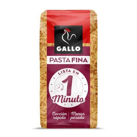 FIDEO COCCIÓN RAPIDA. 1 MIN GALLO 400G