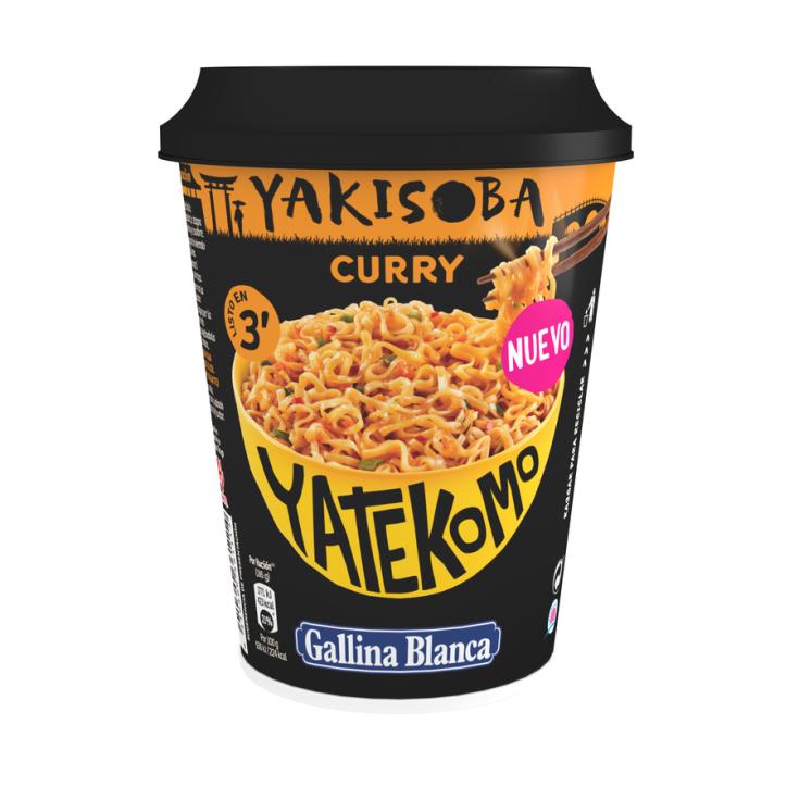 FIDEOS ORIENTALES CURRY VASO YATEKOMO YAKISOBA 120G