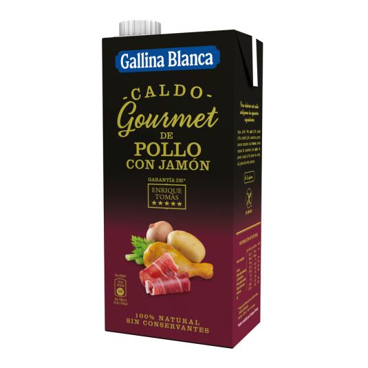 CALDO GOURMET POLLO C/JAMON GALLINA BLANCA 1L