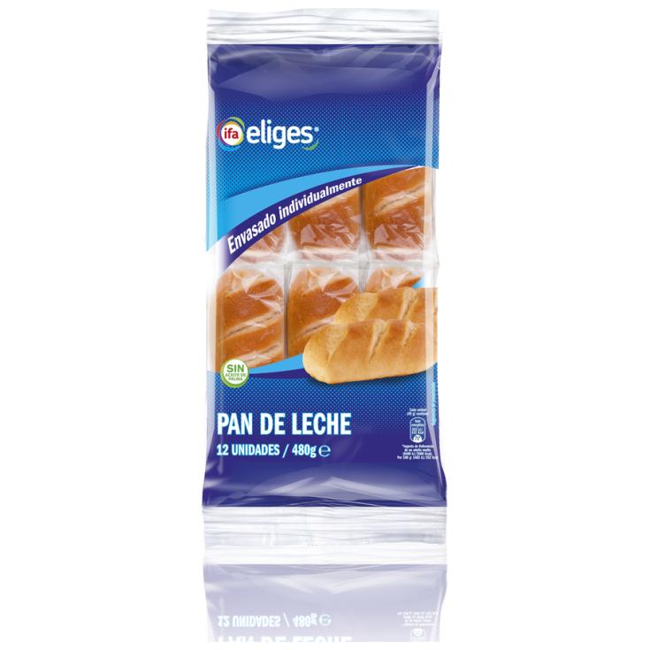 PAN DE LECHE INDIVIDUAL IFA ELIGES P8 480G