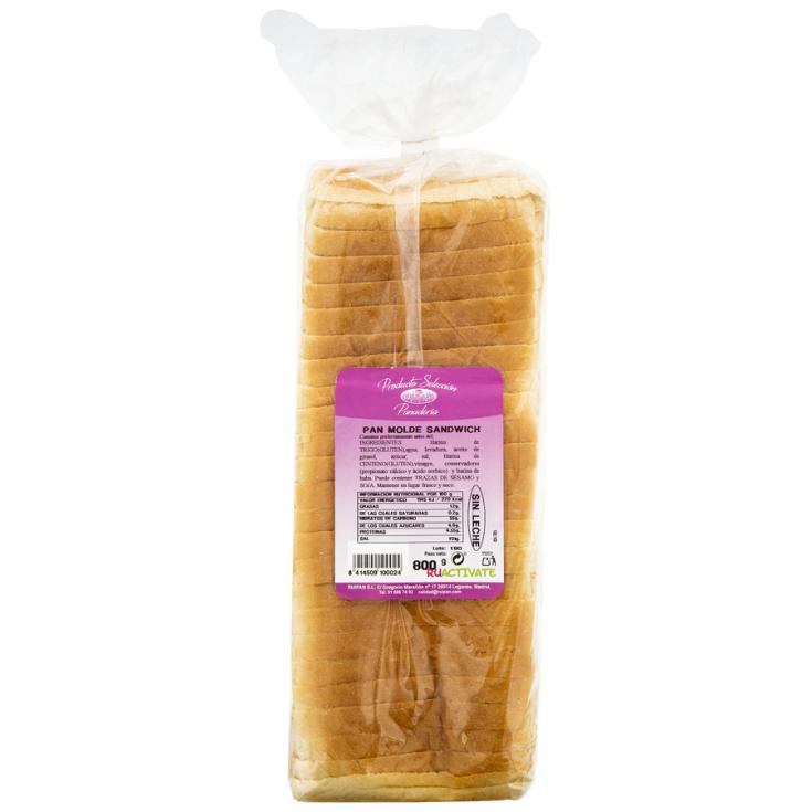 PAN DE MOLDE BLANCO SELECCION PANADERIA 800G