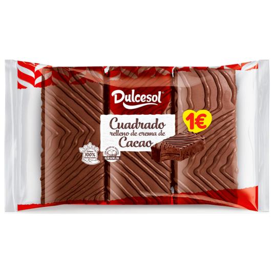 CUADRADO CACAO MIXTO DULCESOL 171G