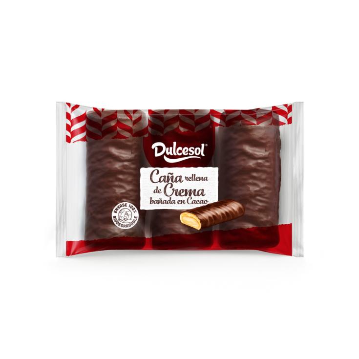 CAÑA CREMA-CHOCO DULCESOL 153G