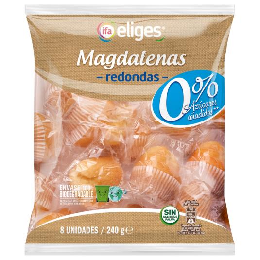 MAGDALENAS REDONDAS S/AZ ENV INDIV IFA ELIGES 240G