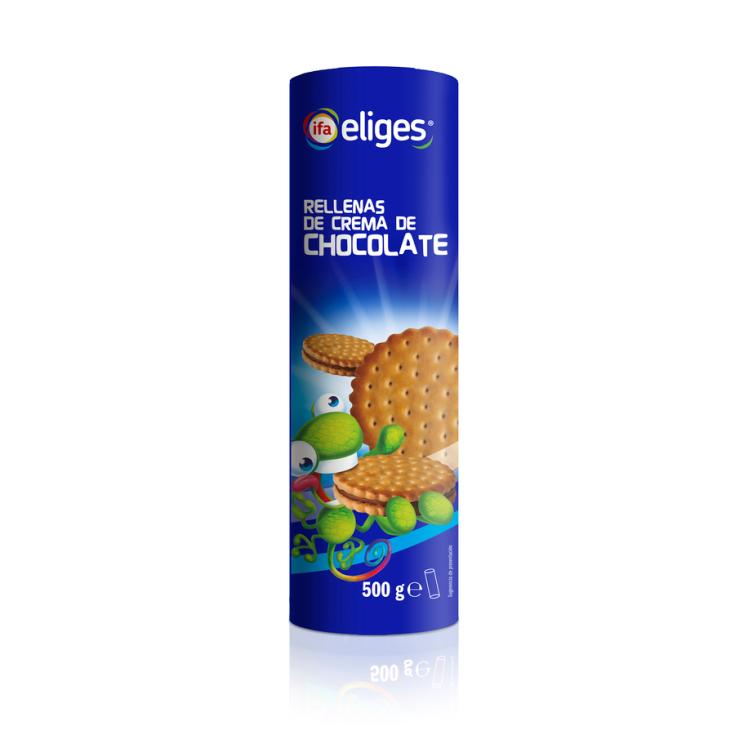 GALLETA RELLENA CHOCO IFA ELIGES 500G