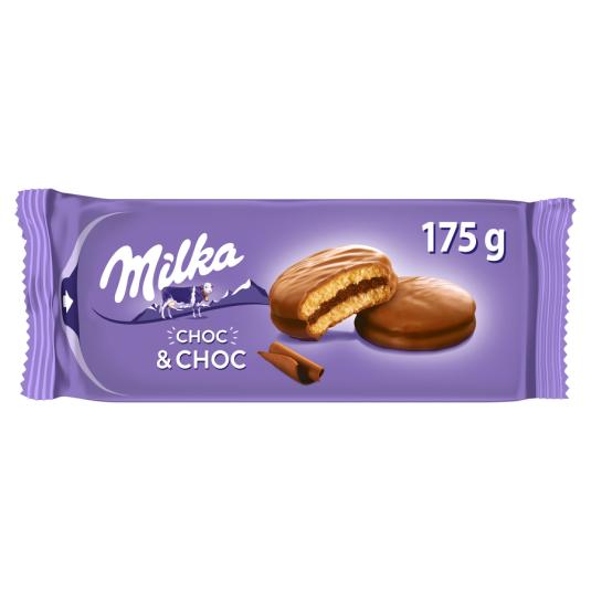 GALLETAS TIERNAS CHOC&CHOC MILKA 175G