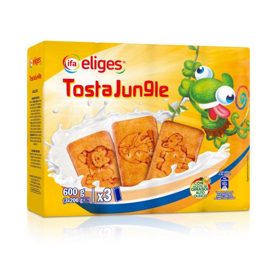 GALLETA TOSTA JUNGLE IFA ELIGES 600G