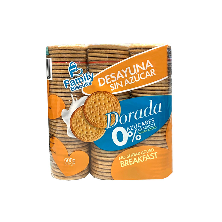 GALLETA DORADA 0% FAMILY BISCUITS 600G