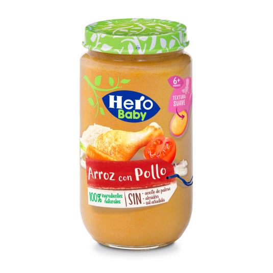 POTITO CARNE POLLO/ARROZ HERO BABY 235G