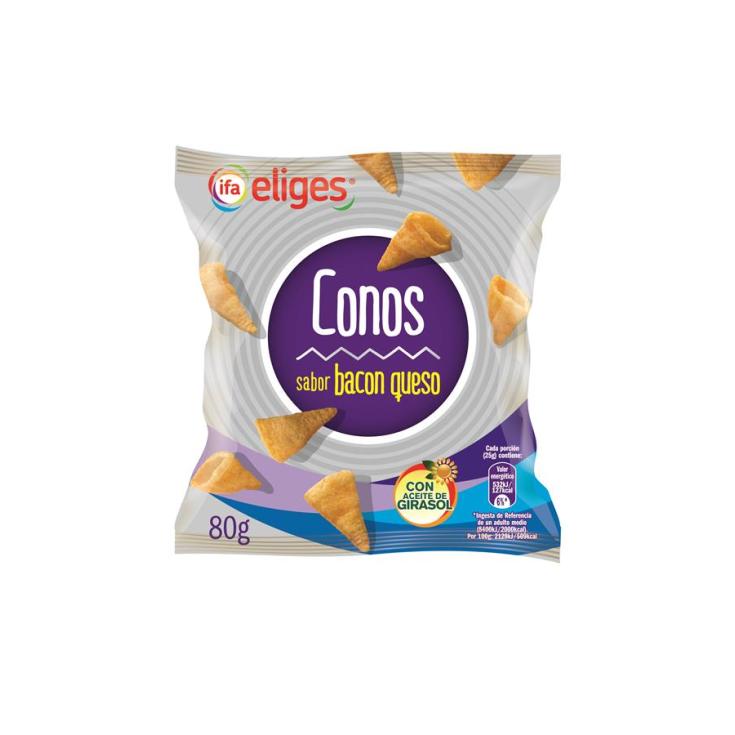 SNACK CONOS MAÍZ IFA ELIGES 80G