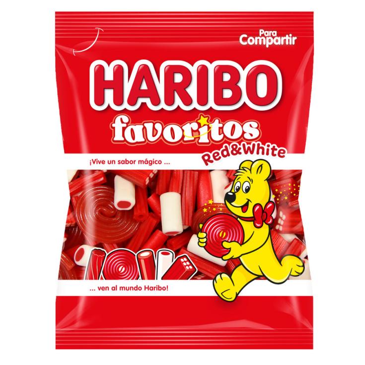 REGALICES FAVORITOS RED & WHITE HARIBO 150G