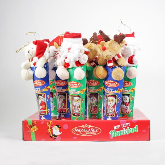 CONO CHOCOLATE MINI PELUCHE NAVIDAD MIGUELAÑEZ 35G