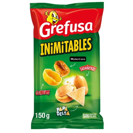 COCKTAIL SNACK + FRUTOS SECOS INIMITABLE GREFUSA 150G