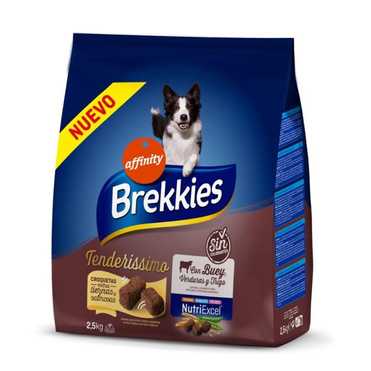 COMIDA SECA PERRO CROQUETAS TENDERISSIMO BREKKIES 2.5KG