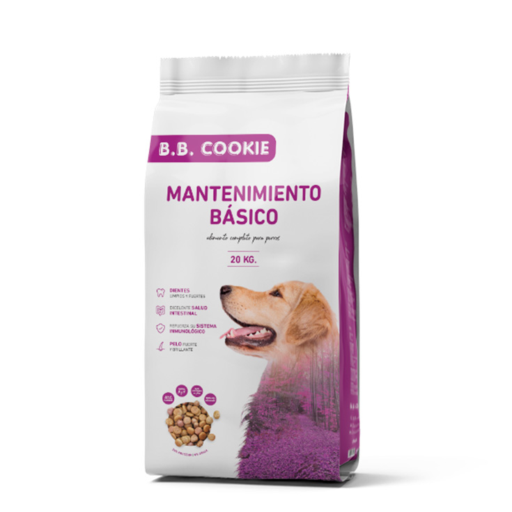 COMIDA SECA PERRO MATENIMIENTO BASICO COOKIE 20KG