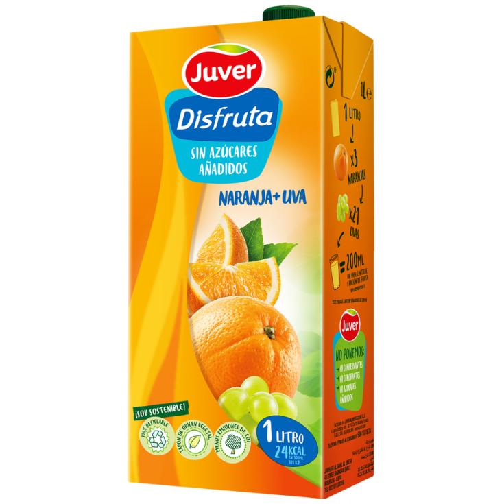 NECTAR NARANJA Y UVA DISFRUTA JUVER 1L