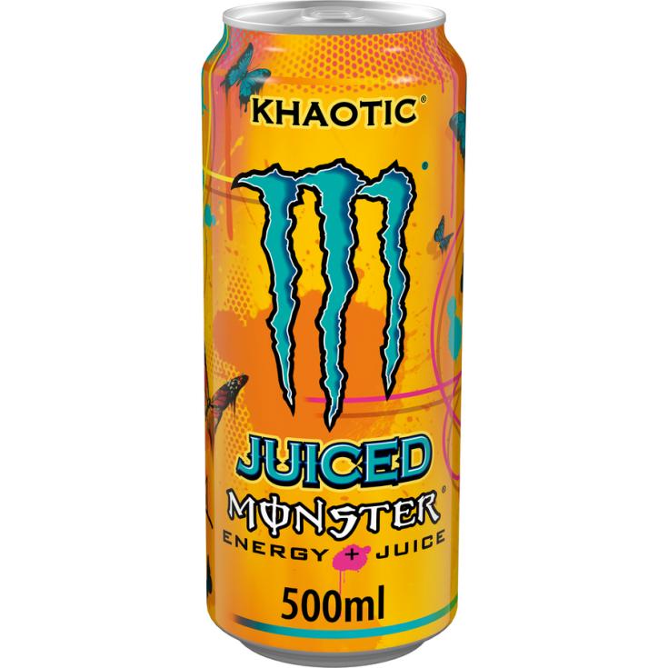 BEBIDA ENERGETICA KHAOTIC JUICE LATA MONSTER 500ML