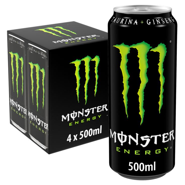 BEBIDA ENERGETICA GREEN LATA MONSTER GREEN P4 500ML/U