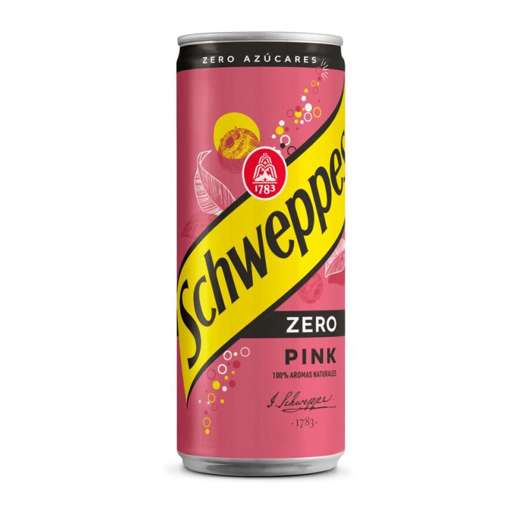 TÓNICA PINK ZERO LATA SCHWEPPES 330ML