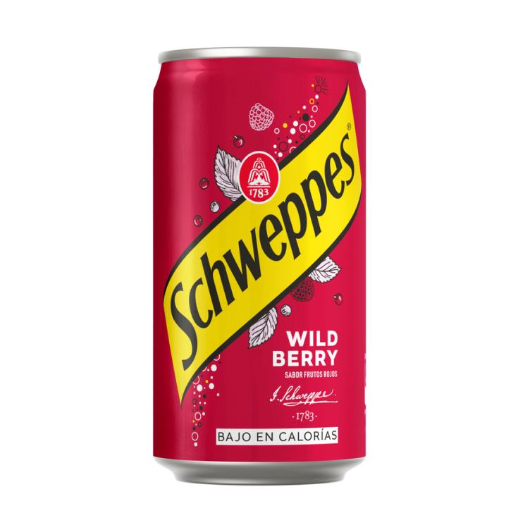 TÓNICA WILD BERRY LATA SCHWEPPES 250ML