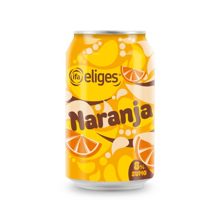 REFRESCO NARANJA LATA IFA ELIGES 330ML