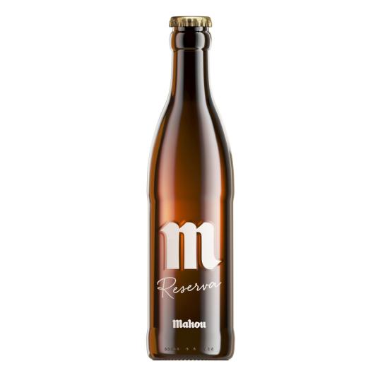 CERVEZA RESERVA CRISTAL MAHOU 33CL