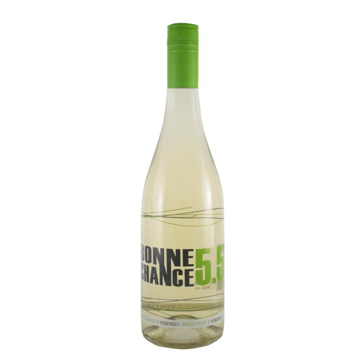 VINO BLANCO VERDEJO FRIZANTE 5.5% CRISTAL BONNE CHANCE 750ML