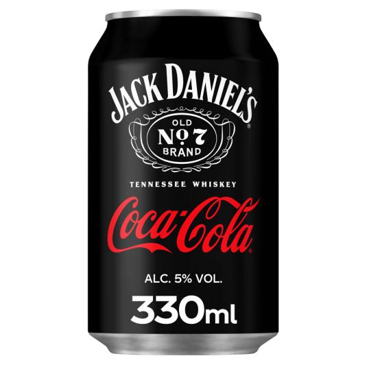 COMBINADO C/ALCOHOL WHISKEY C/COLA COCA COLA 330ML