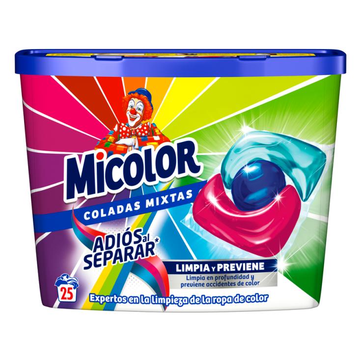 DETERGENTE CAPSULAS TRIOCAPS MICOLOR 25D