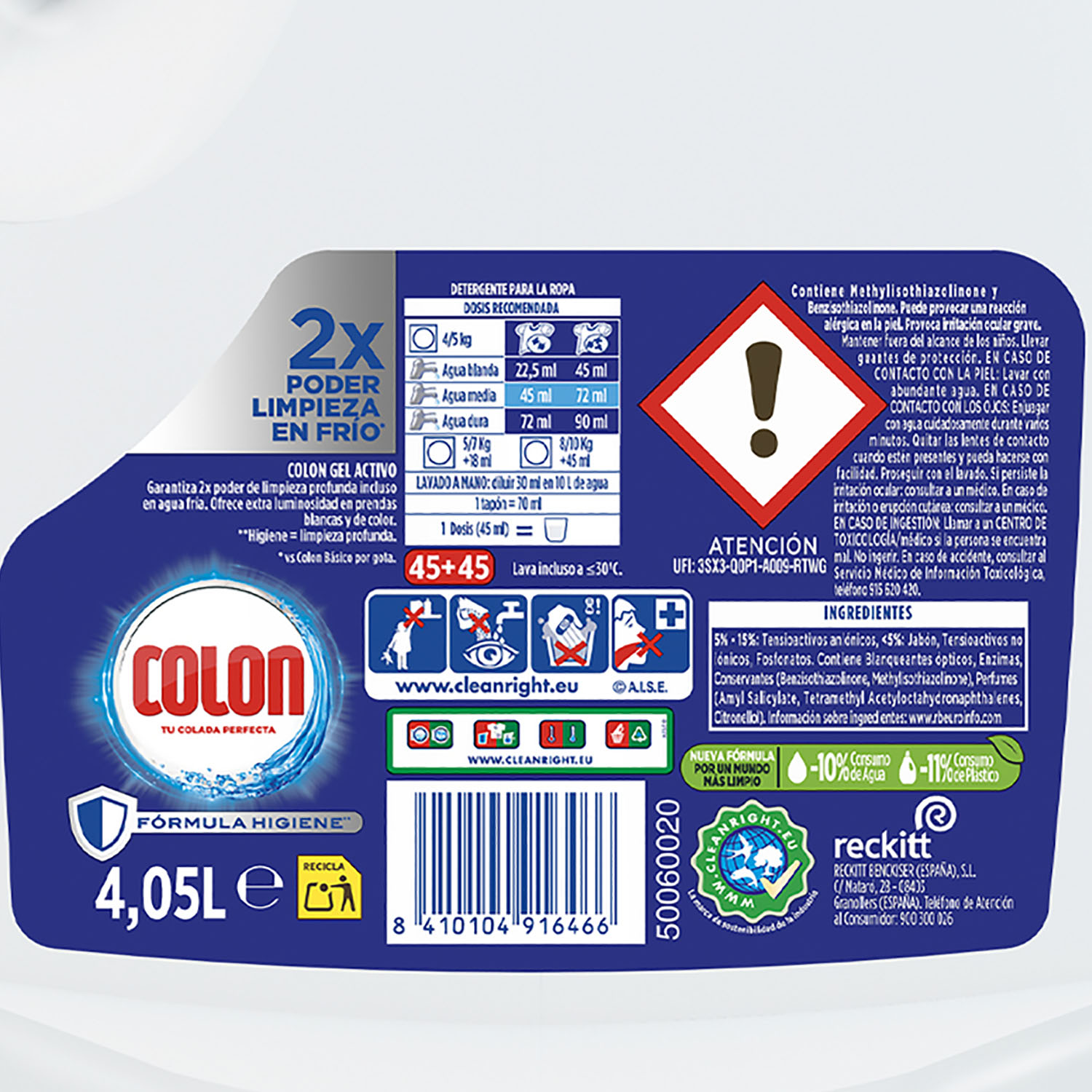 DETERGENTE GEL COLON 90D