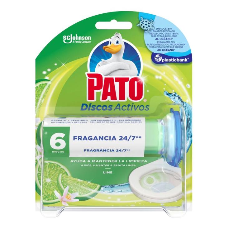 Ambientador de inodoro Pato Pato Wc Active Clean Desinfectante