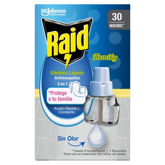 RECAMBIO INSECTICIDA 30N RAID 30N