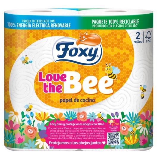 PAPEL COCINA LOVE THE BEE FOXI P2