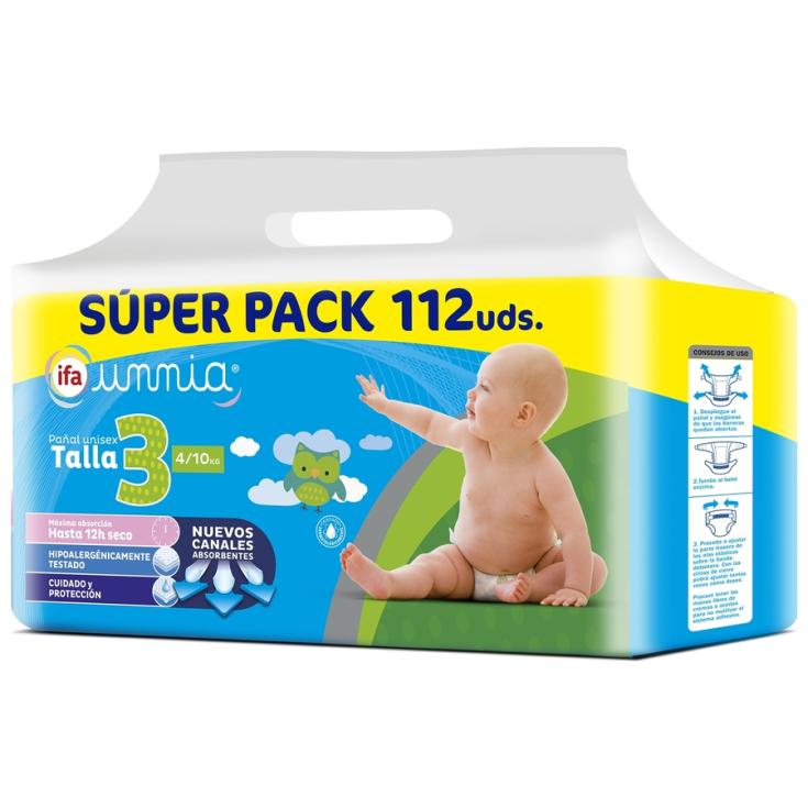 PAÑAL TUMBADO 4-10KG T3 IFA UNNIA 112U