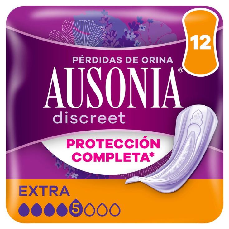 COMPRESA INCONTINENCIA EXTRA DISCREET AUSONIA P12