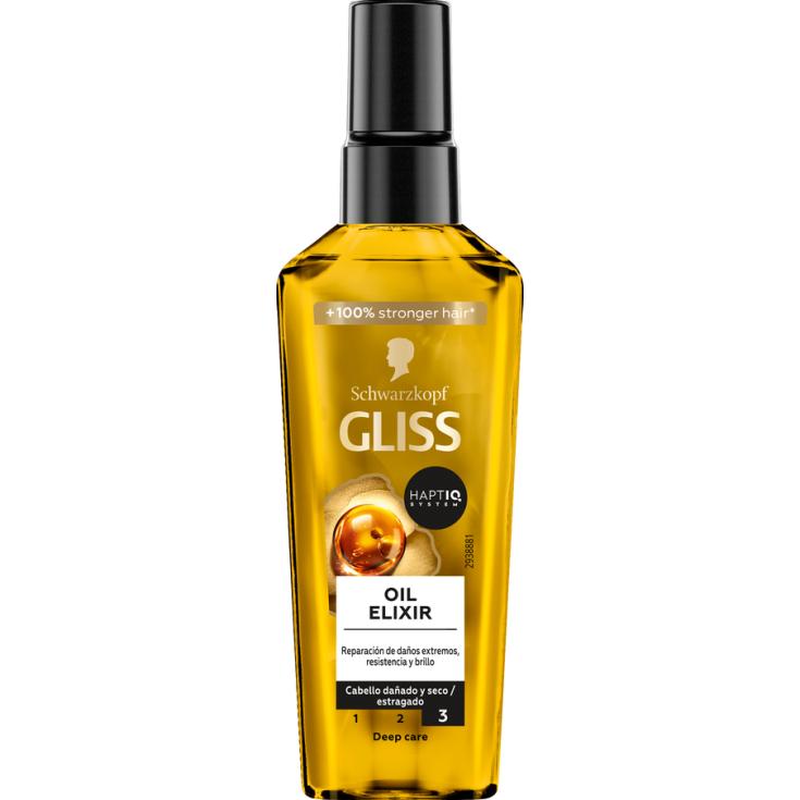 OIL ELIXIR SUAVIDAD Y BRILLO GLISS 75ML