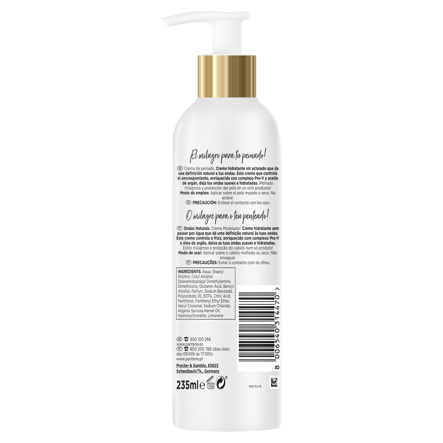 CREMA PEINADO ONDAS PANTENE 235ML