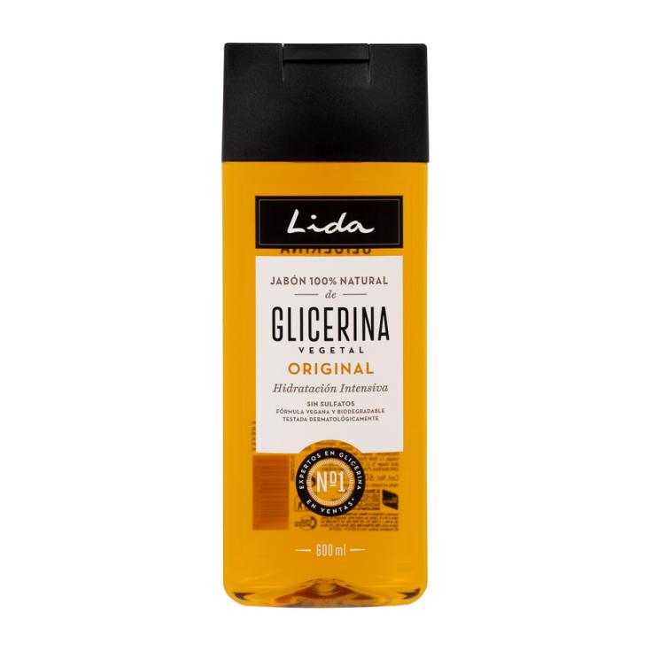 JABÓN LÍQUIDO NATURAL DE GLICERINA LIDA 600ML