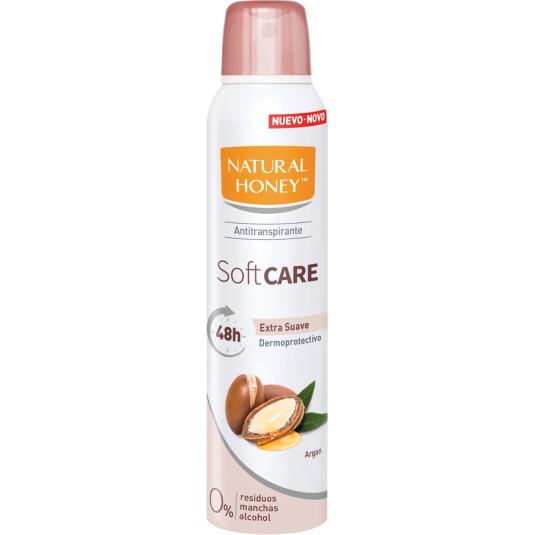 DESODORANTE SPRAY SOFTCARE NATURAL HONEY 200ML